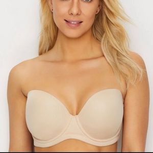 Wacoal Red Carpet Strapless Full Underwire Bra Size 36D
